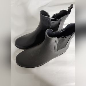 New JCREW Size 9 Chelsea Rain Boots in Black